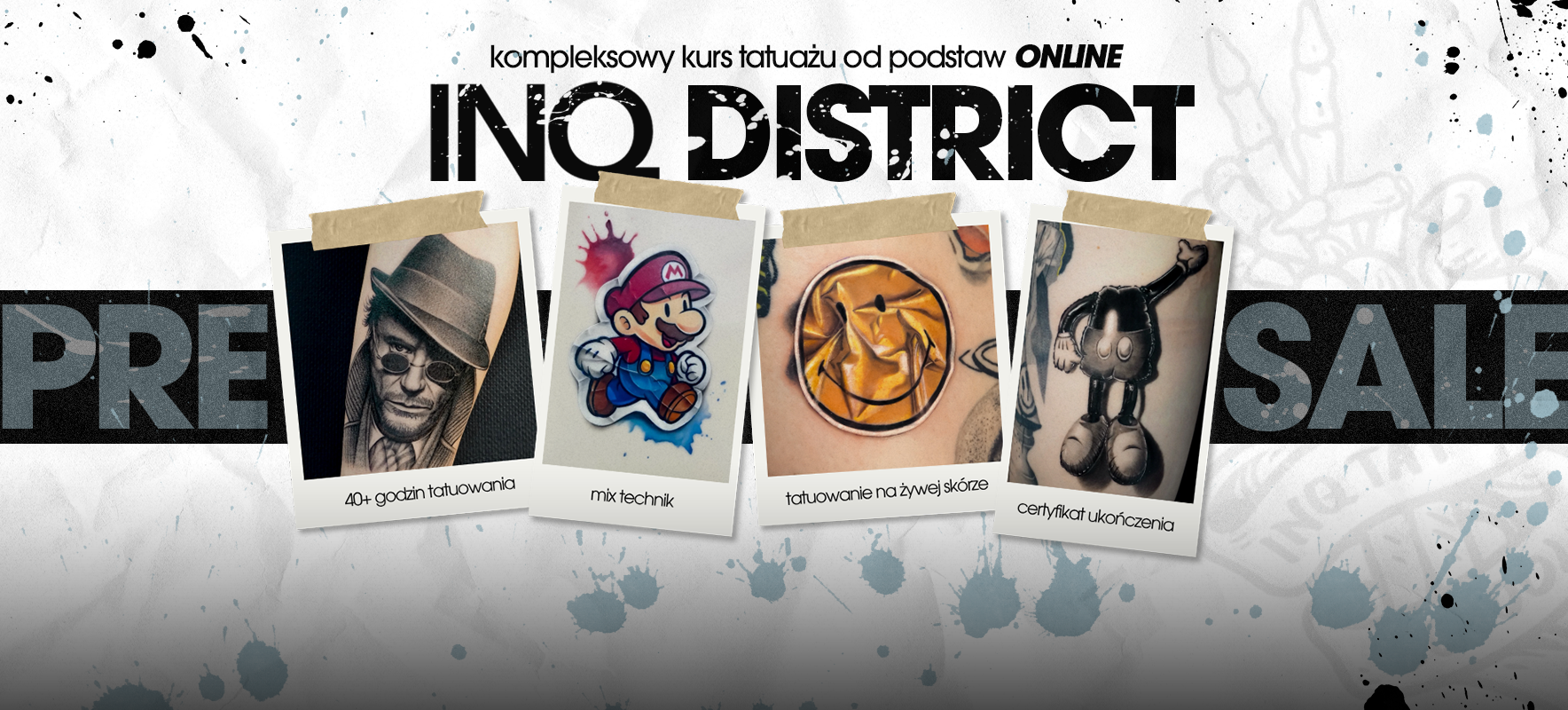 Prezentacja kursu tatuażu online