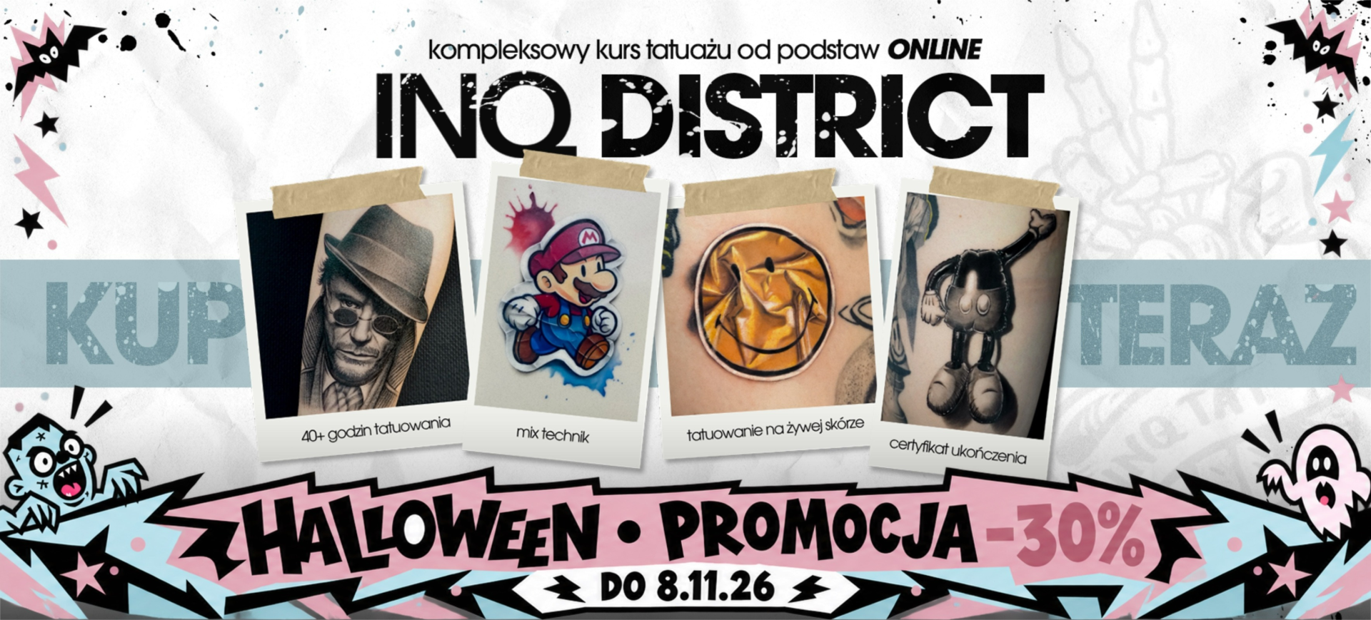 Prezentacja kursu tatuażu online