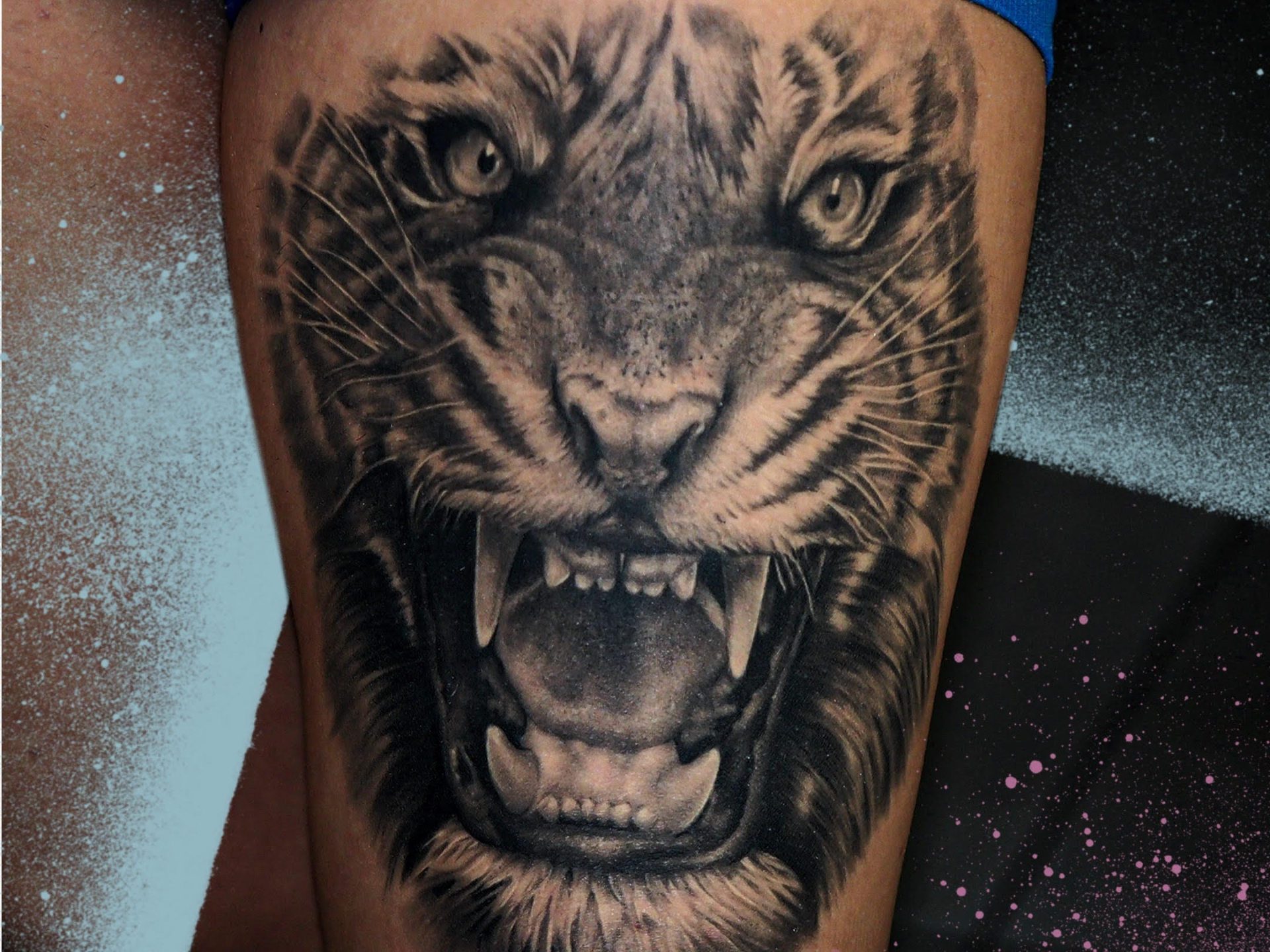 Tatuaż tygrys
