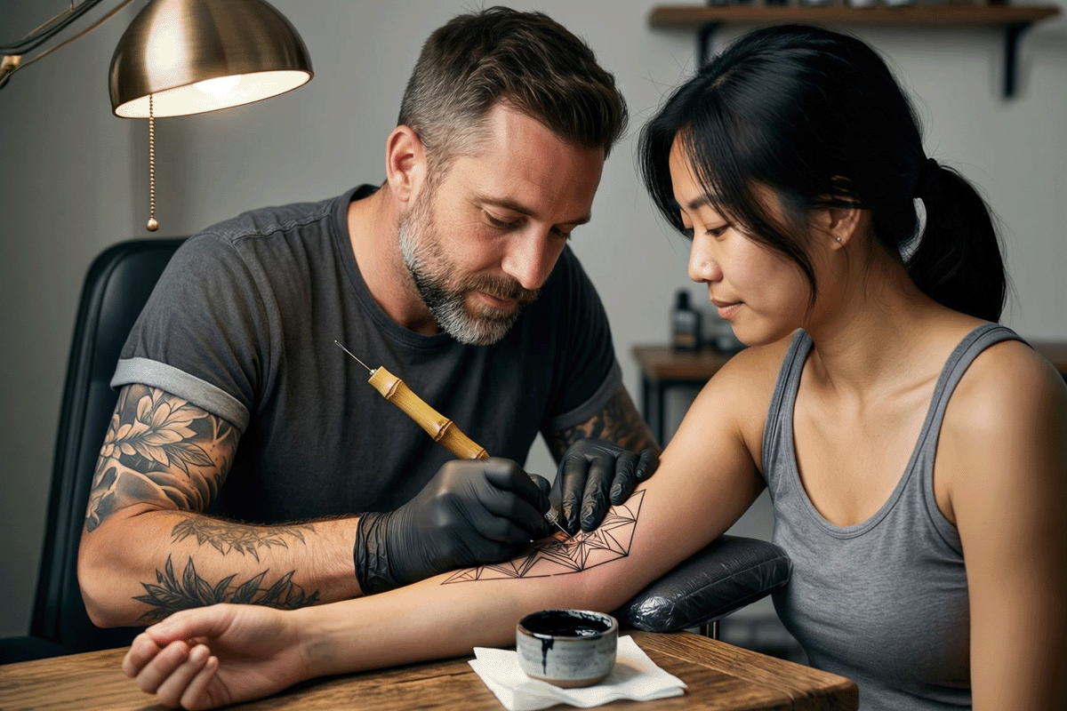 Tatuaż handpoke czy maszynka – co wybrać?